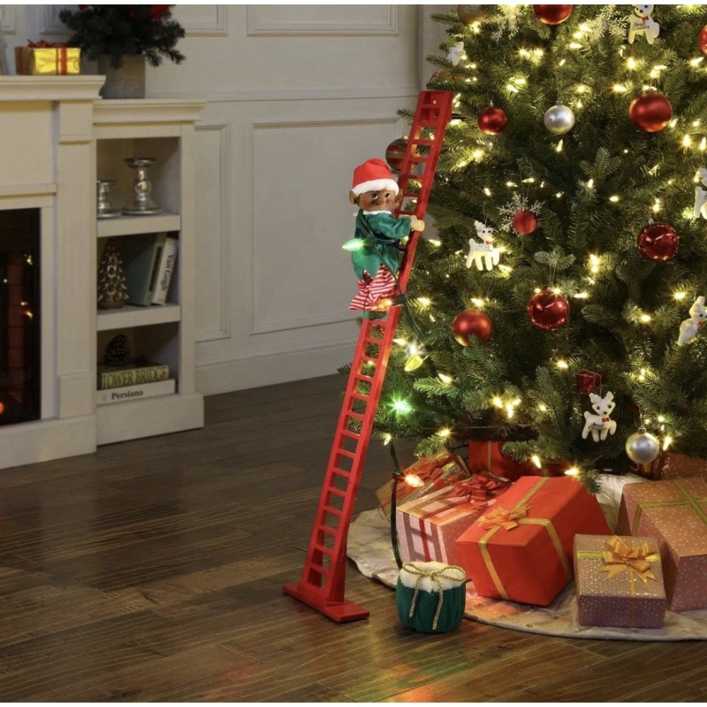 ELF Mr. Christmas 43" Animated Super Climbing Lights Songs Working Retail $110 - Picture 6 of 11